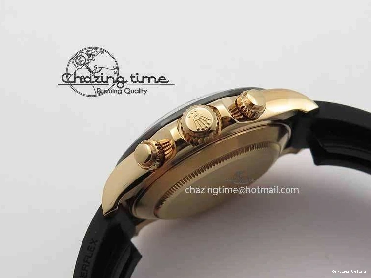 0417 RelaxedFit Daytona 116515 Noob 1:1 Best Edition Rose Gold Dial On Black Rubber Strap A7750(Free Extra Strap) 3740